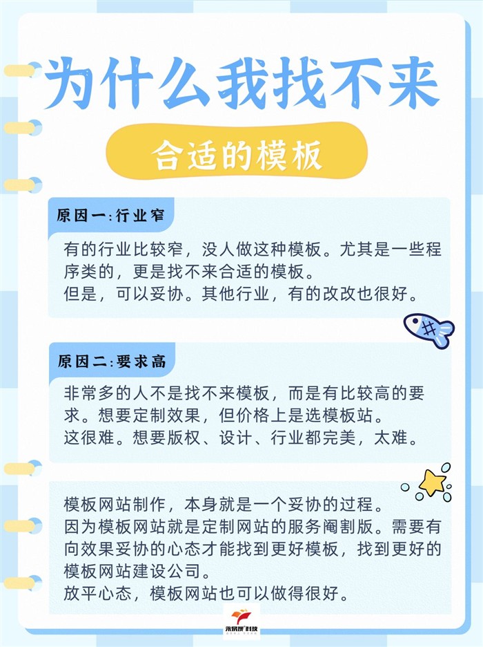 找不到合适模板原因