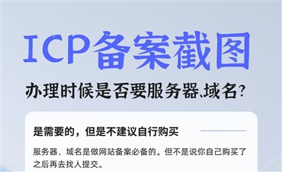 ICP备案截图办理是否需要服务器域名？省钱技巧分享