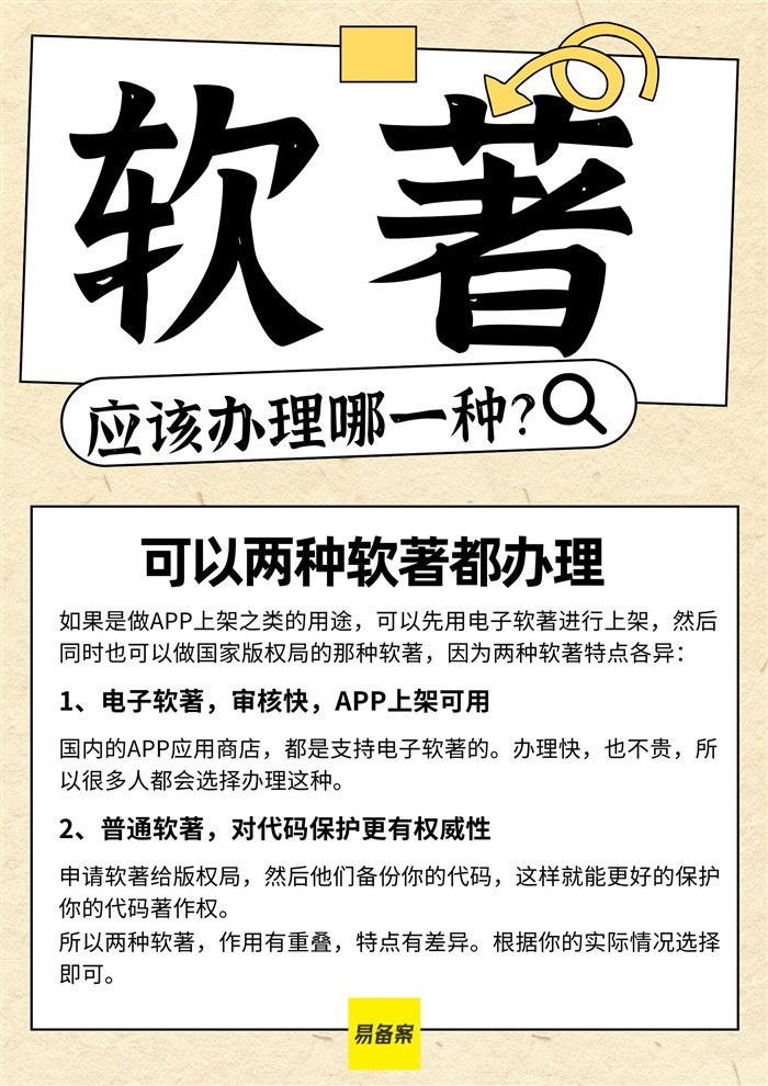 电子软著优势