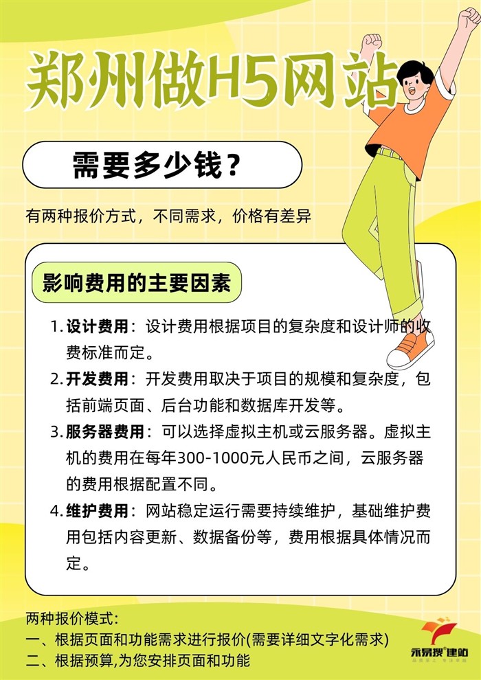影响H5网站费用因素