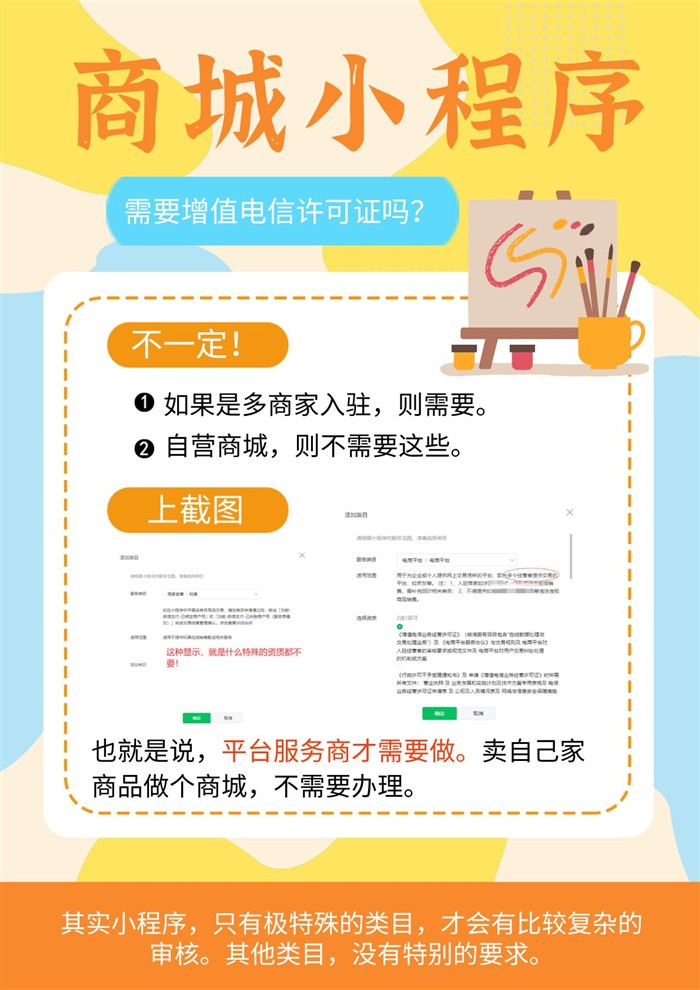商城小程序许可证要求